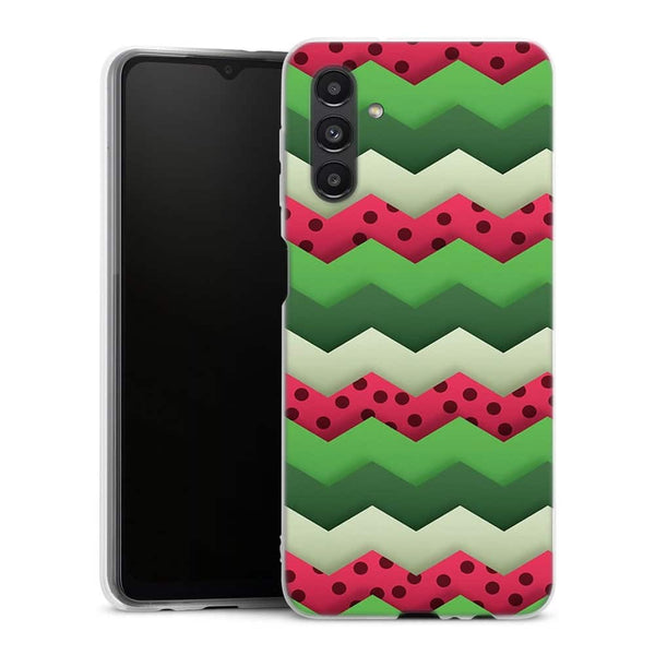 Coque pour Samsung A04S Pasteque Summer Chevrons