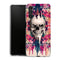 Coque Samsung A04S Crâne et Fleurs