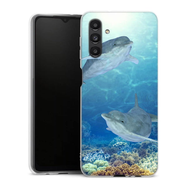 Coque Samsung Galaxy A04S Dauphins-Heureux