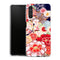 Coque Samsung Galaxy A04S fleurs japonais antiques