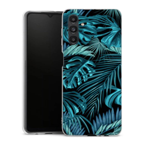 Coque pour Samsung Galaxy A04S Feuillage Tropical