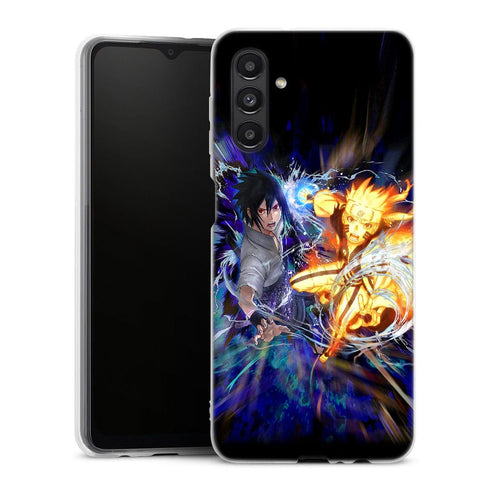 Coque Samsung Galaxy A04S Fight Naruto Sasuke