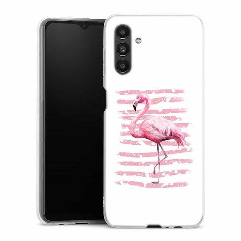 Coque Samsung Galaxy A04S Flamant Rose