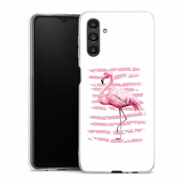 Coque Samsung Galaxy A04S Flamant Rose