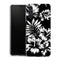 Coque pour Samsung Galaxy A04S Fleurs Sauvages Noires