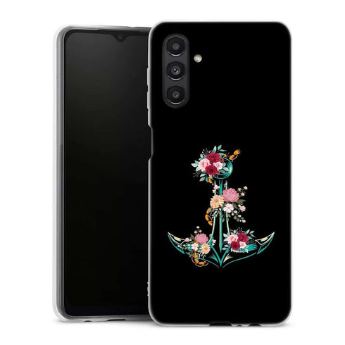 Coque Samsung Galaxy A04S Fleurs d'ancre