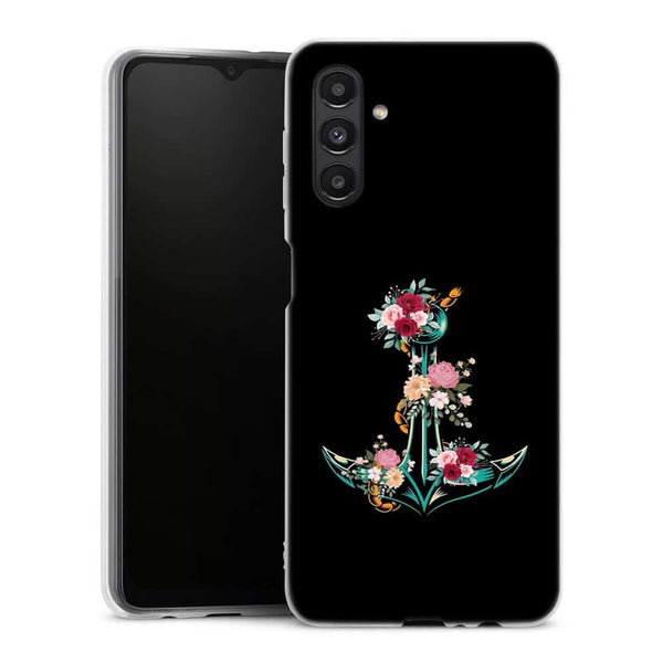 Coque Samsung Galaxy A04S Fleurs d'ancre