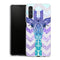 Coque Samsung Galaxy A04S Glitter Girafe Bleu