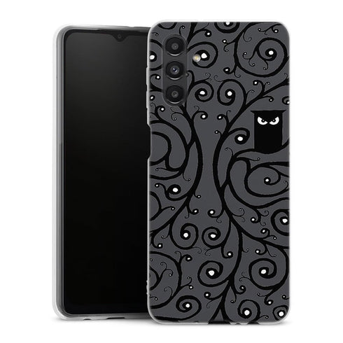 Coque Samsung Galaxy A04S Hibou Noir et Blanc