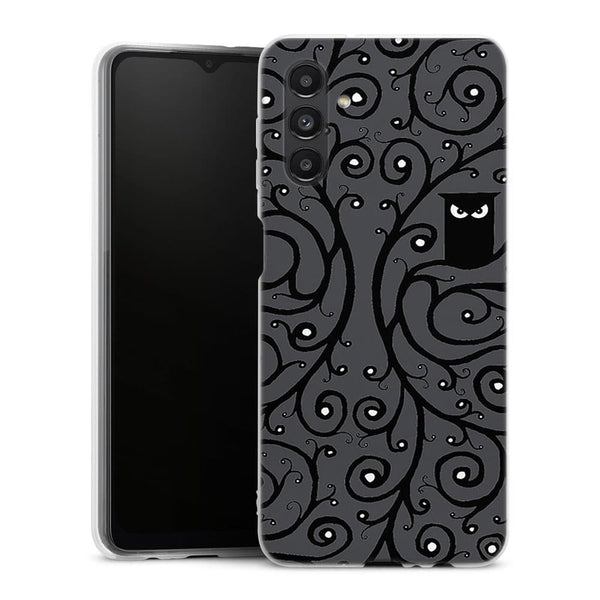 Coque Samsung Galaxy A04S Hibou Noir et Blanc