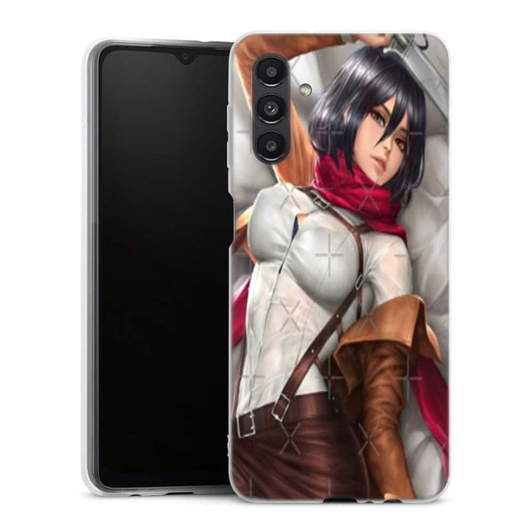 Coque Samsung Galaxy A04S Mikasa Attack on Titan filles sexy beau cul