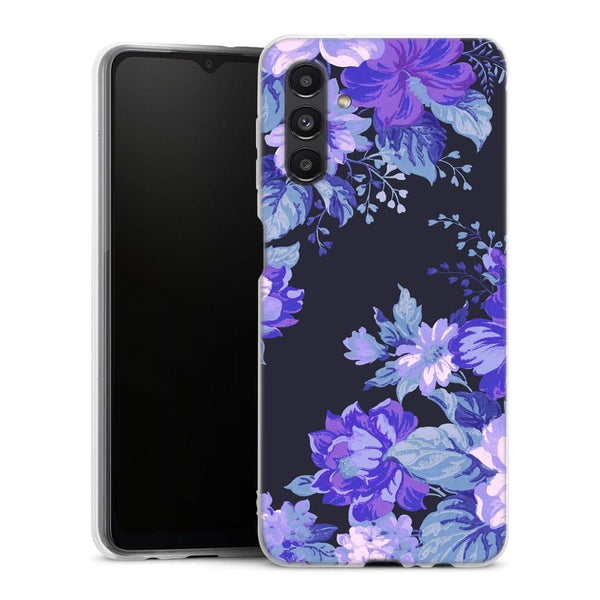 Coque Samsung Galaxy A04S Motif Floral de minuit