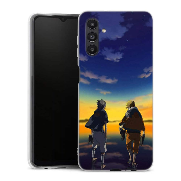 Coque Samsung Galaxy A04S Naruto & Sasuke Ciel Etoilé