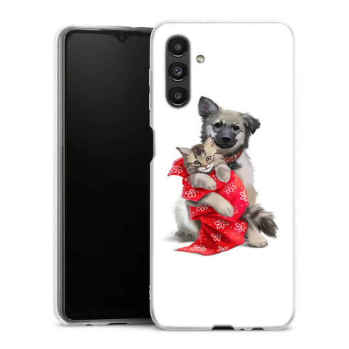 Coque Samsung Galaxy A04S Pluffy Cat