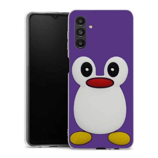 Coque Samsung Galaxy A04S Pingouin Violet
