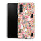 Coque Samsung Galaxy A04S Racesde chats mixtes florales
