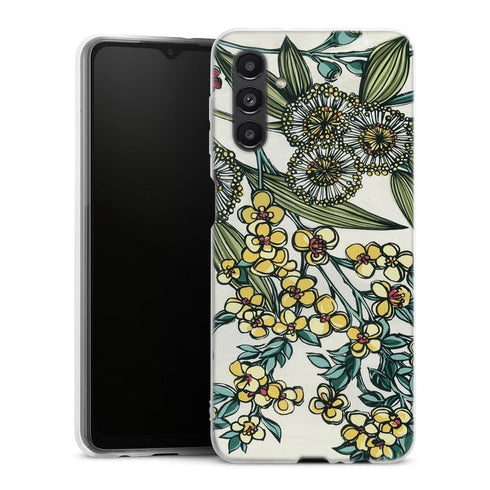 Coque Samsung Galaxy A04S Retro Australian Native Floral