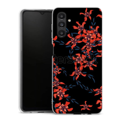 Coque Samsung Galaxy A04S Rouge en Noir