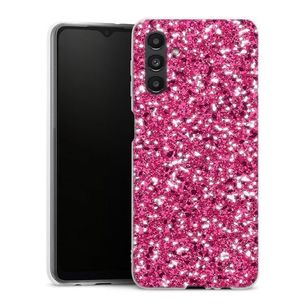 Coque pour Samsung A04S Pink Glitter way