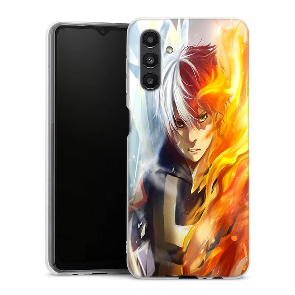 Coque Samsung Galaxy A04S Shoto todoroki ice and fire