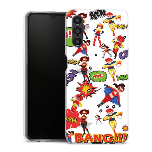 Coque Samsung Galaxy A04S Super Hero Blanc