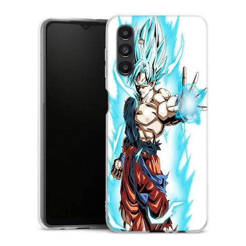 Coque Samsung Galaxy A04S Super Sayan Bleu
