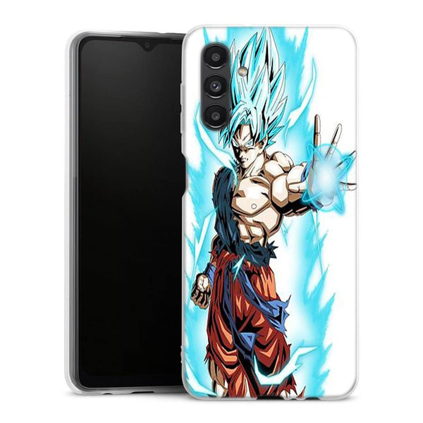 Coque Samsung Galaxy A04S Super Sayan Bleu