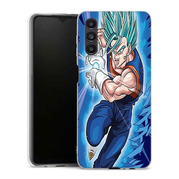 Coque Samsung Galaxy A04S Super Vegeta Bleu