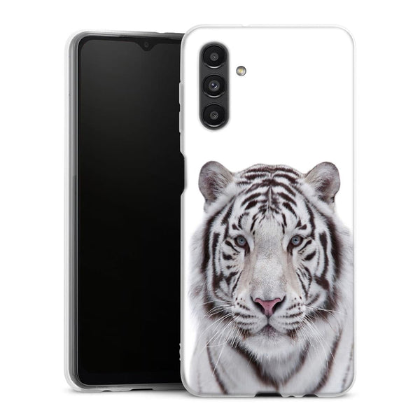 Coque Samsung Galaxy A04S Tigre Blanc