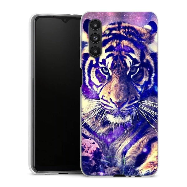 Coque Samsung Galaxy A04S Tigre Bleu de Russie
