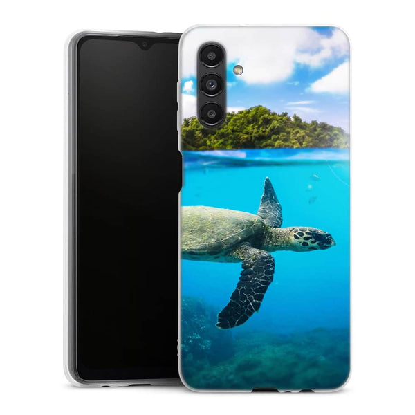 Coque Samsung Galaxy A04S Watercolor Tropical