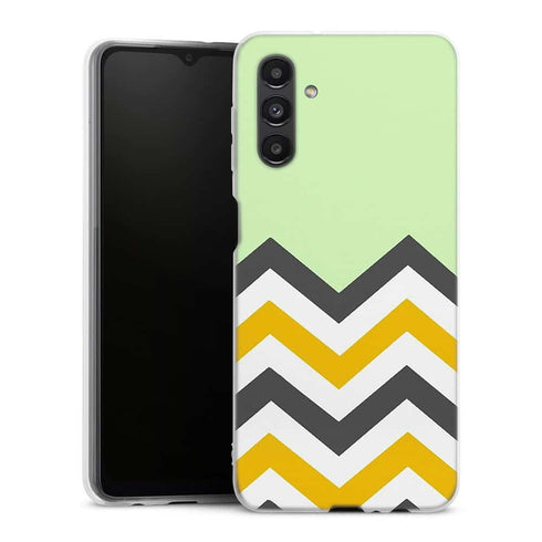 Coque Samsung A04S originale Zig Zag Menthe