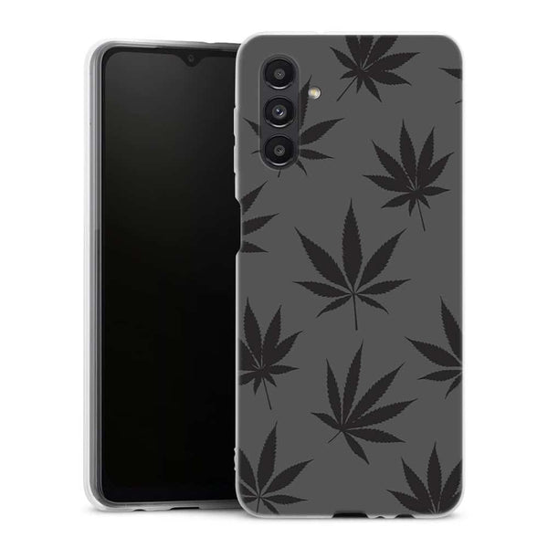 Coque pour Samsung A04S Canabis Leaf Pattern