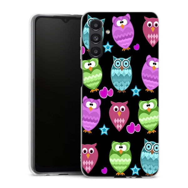 Coque pour Samsung A04S Funky owls
