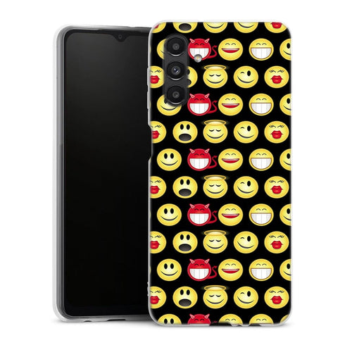 Coque pour Samsung A04S Funny smileys