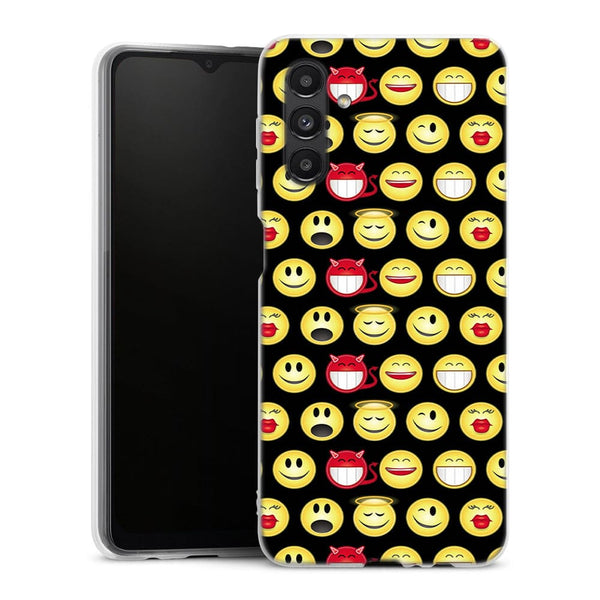 Coque pour Samsung A04S Funny smileys