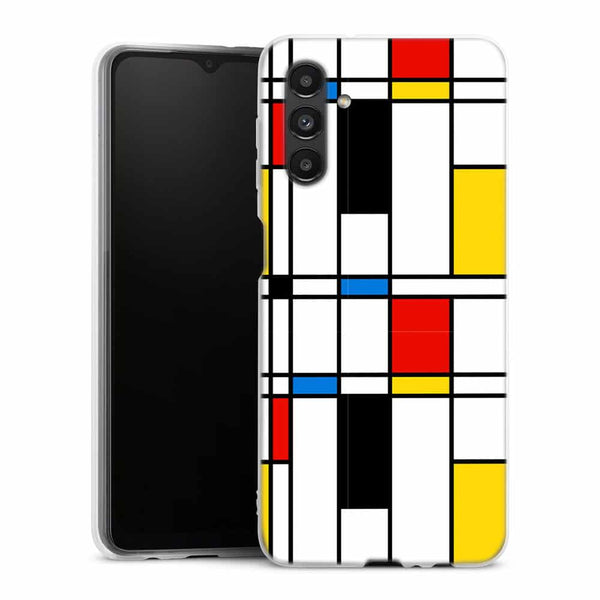Coque pour Samsung A04S Geometric abstract