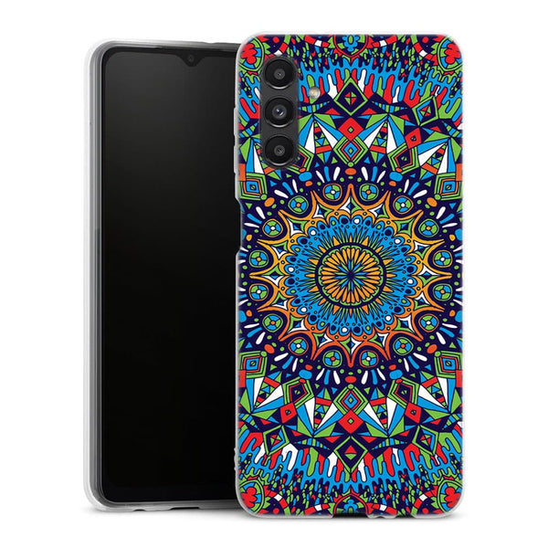 Coque pour Samsung A04S Mandala Multicolors creator