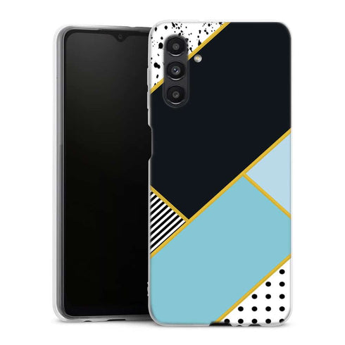 Coque pour Samsung A04S Minimal Blue Style