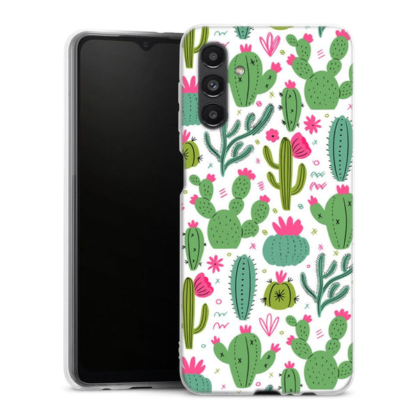 Coque Samsung Galaxy A04S Minimalist pattern With Cactus Plants