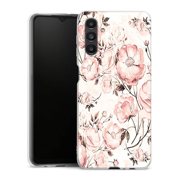 Coque Samsung Galaxy A04S Roses et pivoines victoriennes