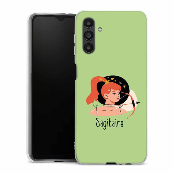 Coque de protection en silicone Samsung A04S Zodiac Sagitaire