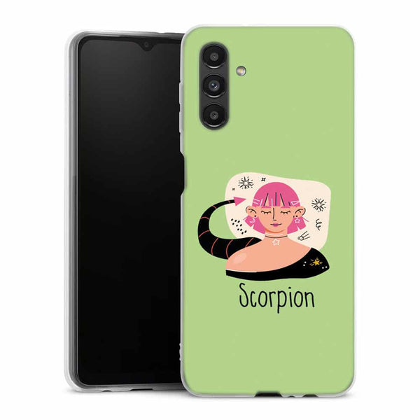 Coque telephone Samsung A04S Zodiac Scorpion