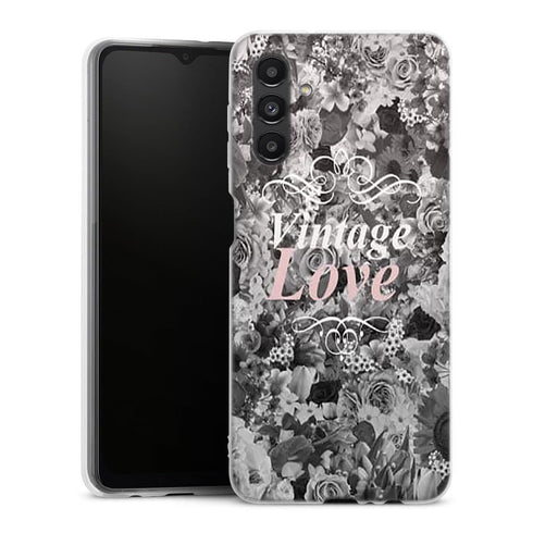 Coque Samsung Galaxy A04S Vintage love in black and white