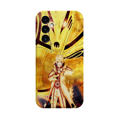coque samsung A05S Naruto Kyubi Jaune