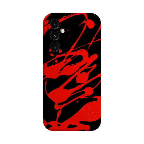 Coque pour Samsung A05S Paint Slpash Rouge