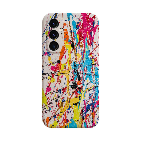 Coque pour Samsung A05S Splash Paint Arc en ciel