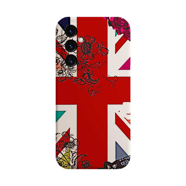 Coque pour Samsung Galaxy A05S Union Jack Flowers