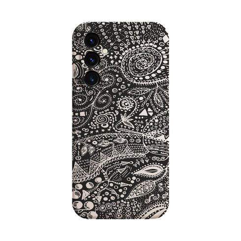 Coque pour Samsung A05S Aztec bw handmade