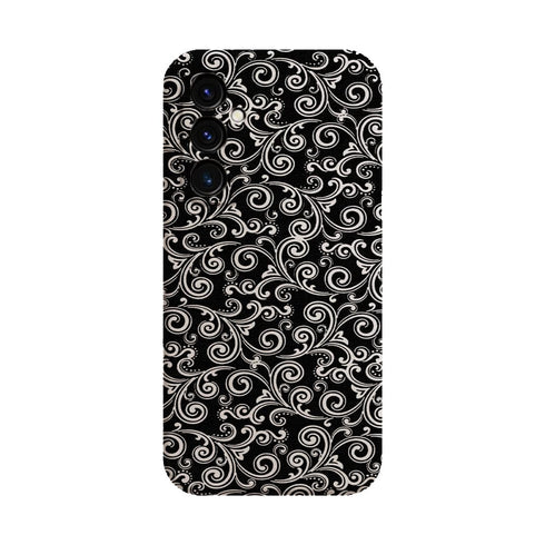 Coque Samsung A05S Black and white swirls